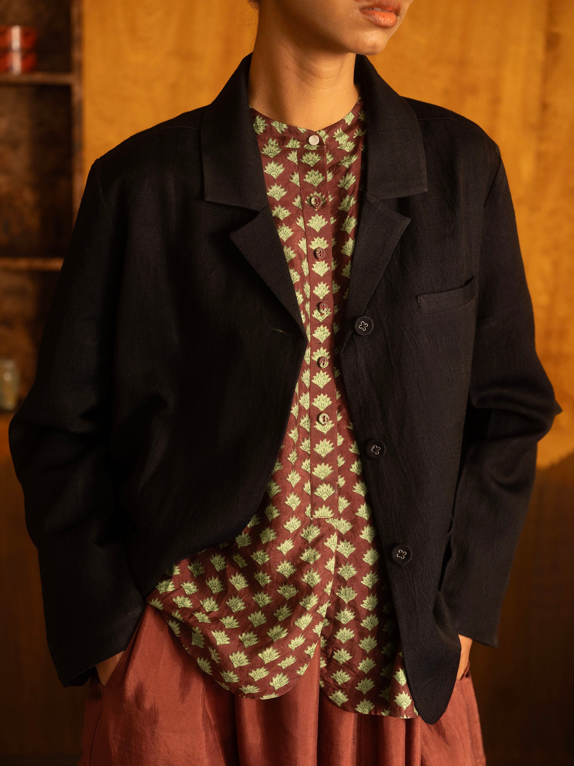 The She's Bad With Names Jacket – Navy Blue