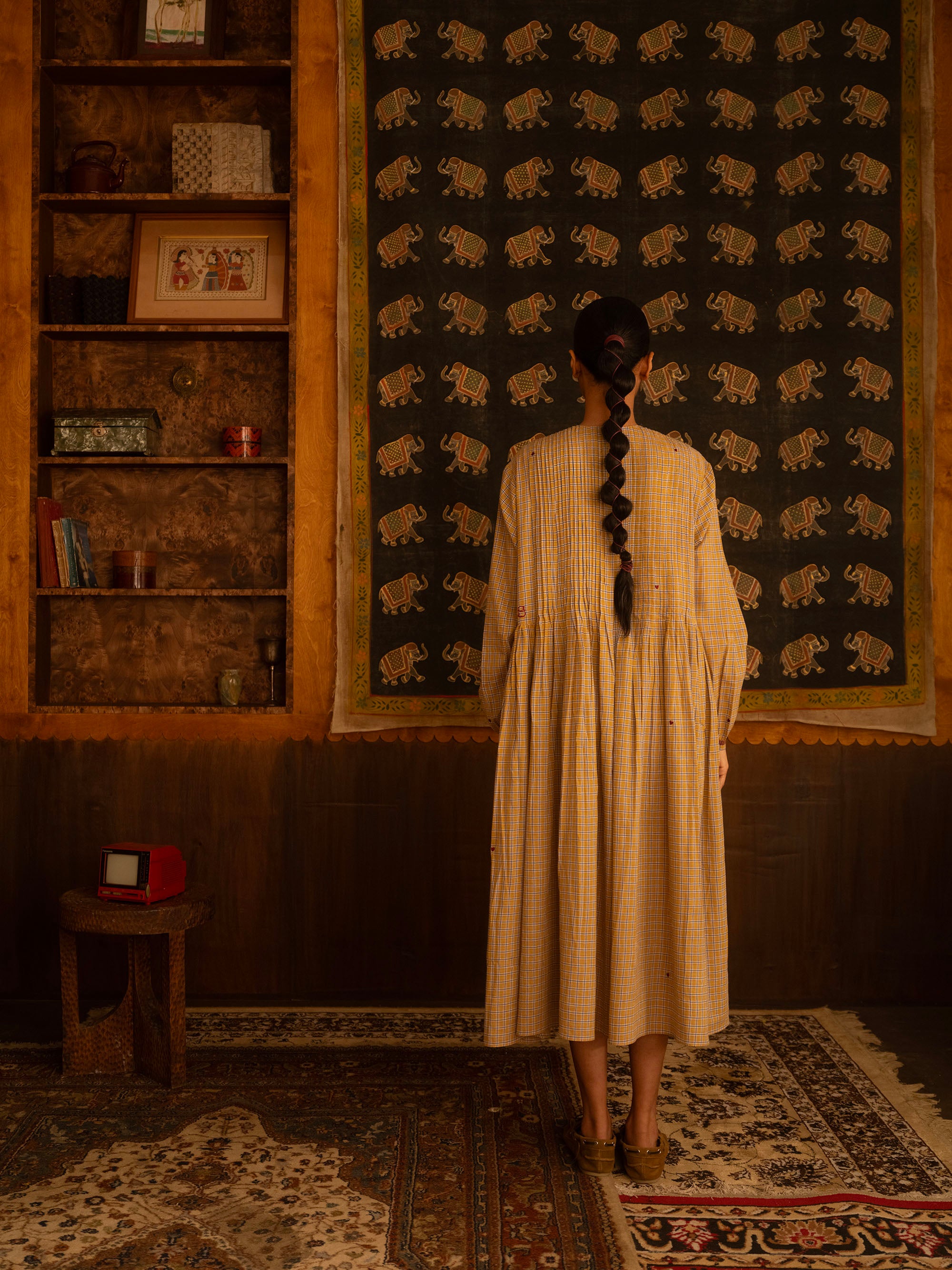 The She Recites Gulzar Dress – Yellow