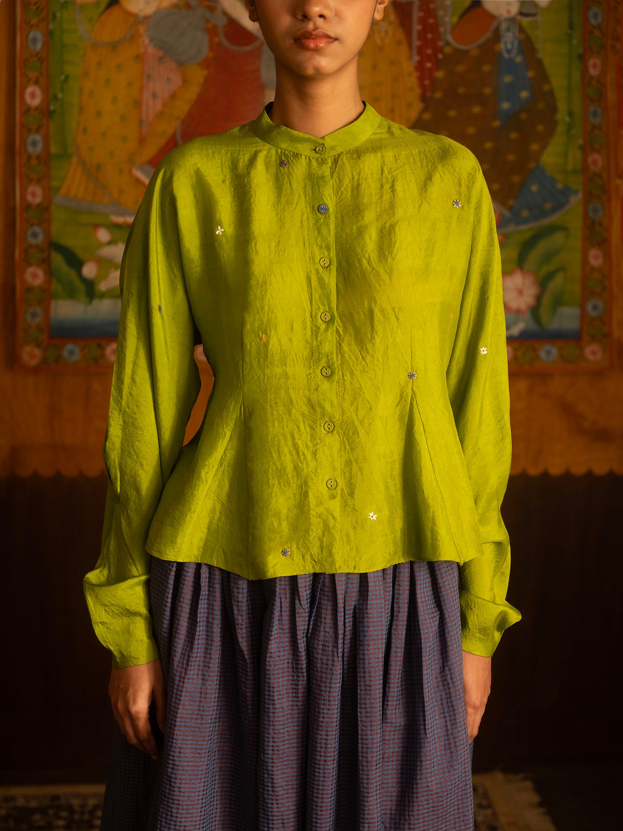 The Modern Victorian Blouse – Green
