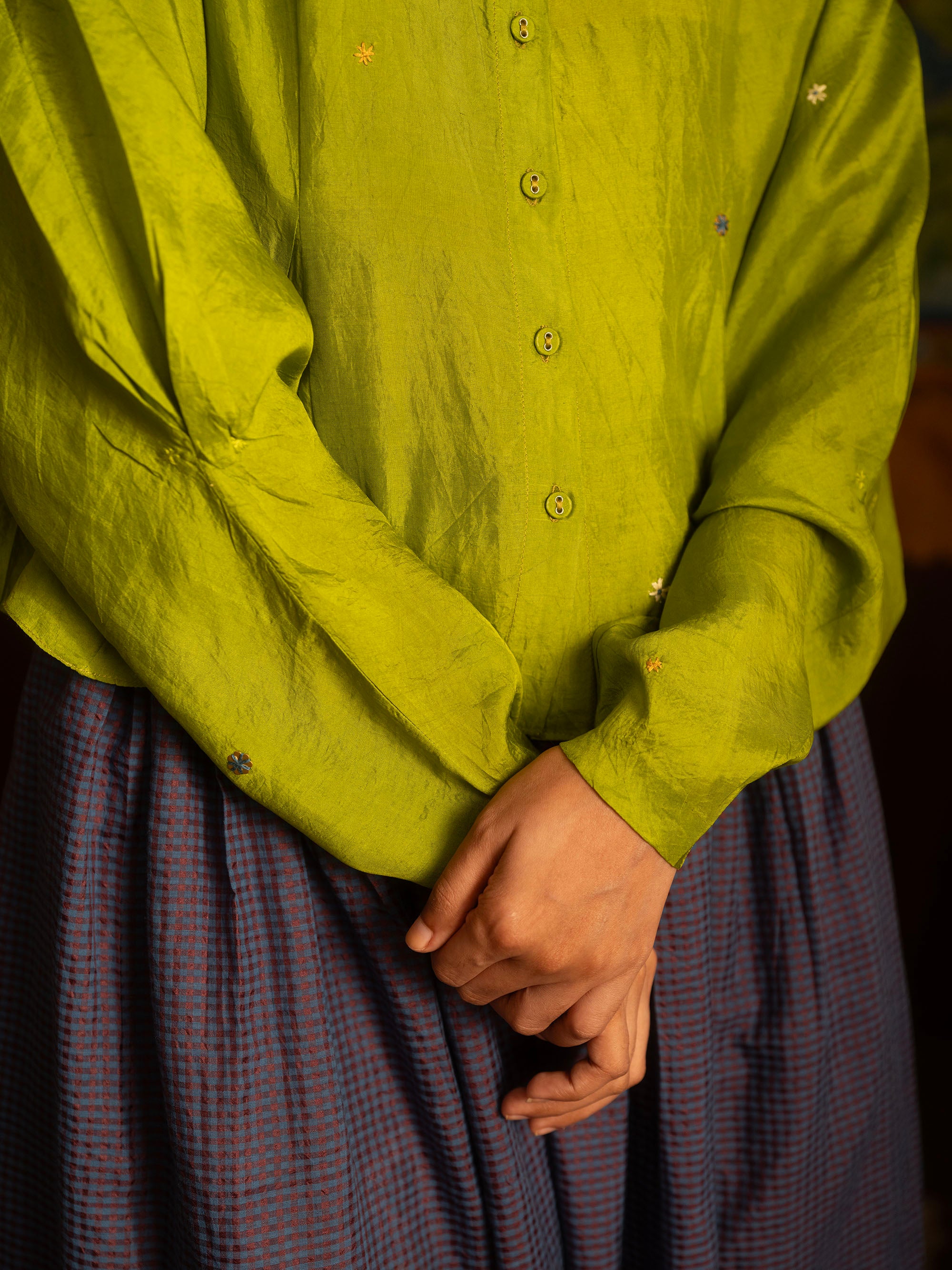 The Modern Victorian Blouse – Green