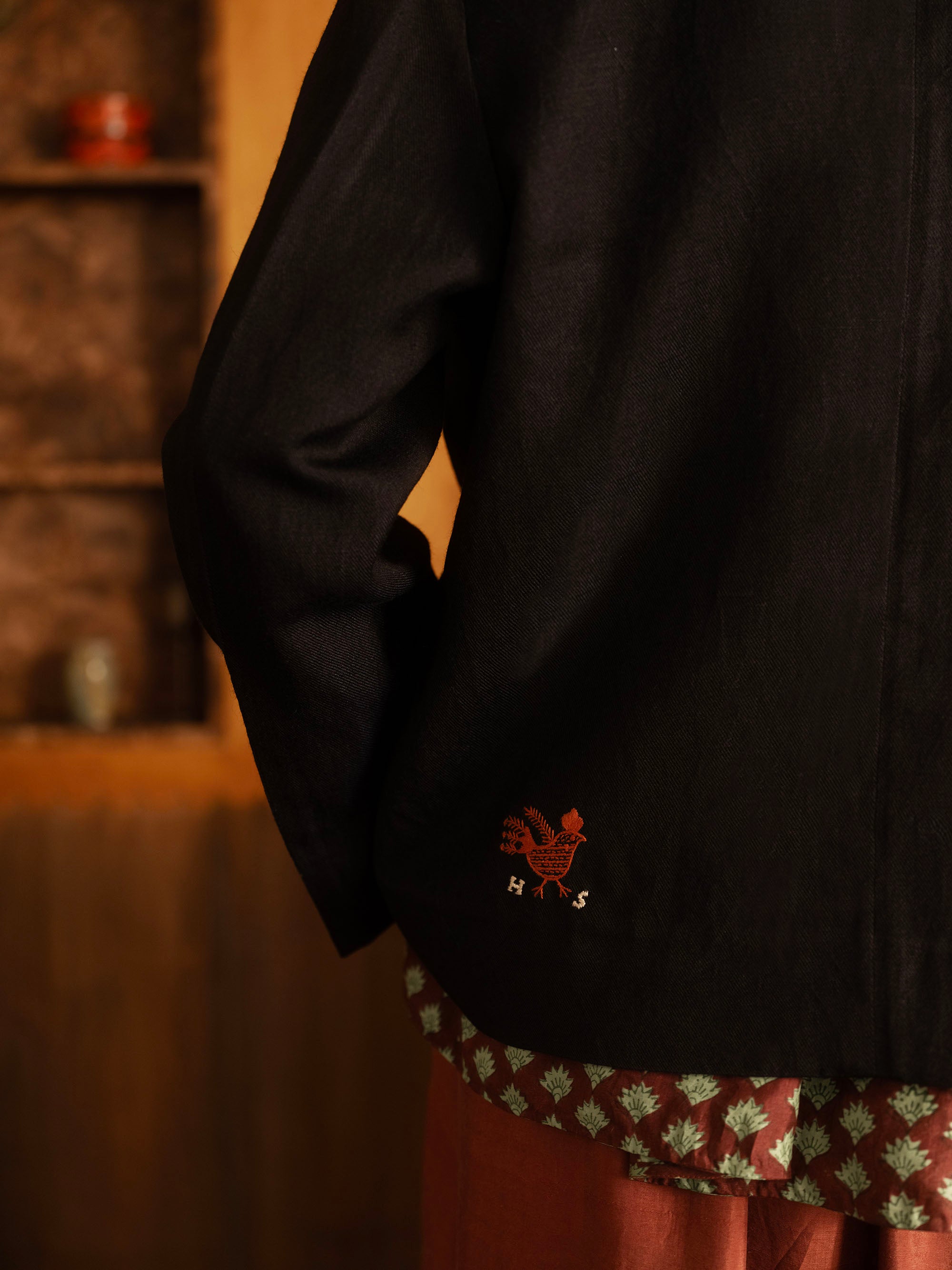 The She's Bad With Names Jacket – Navy Blue