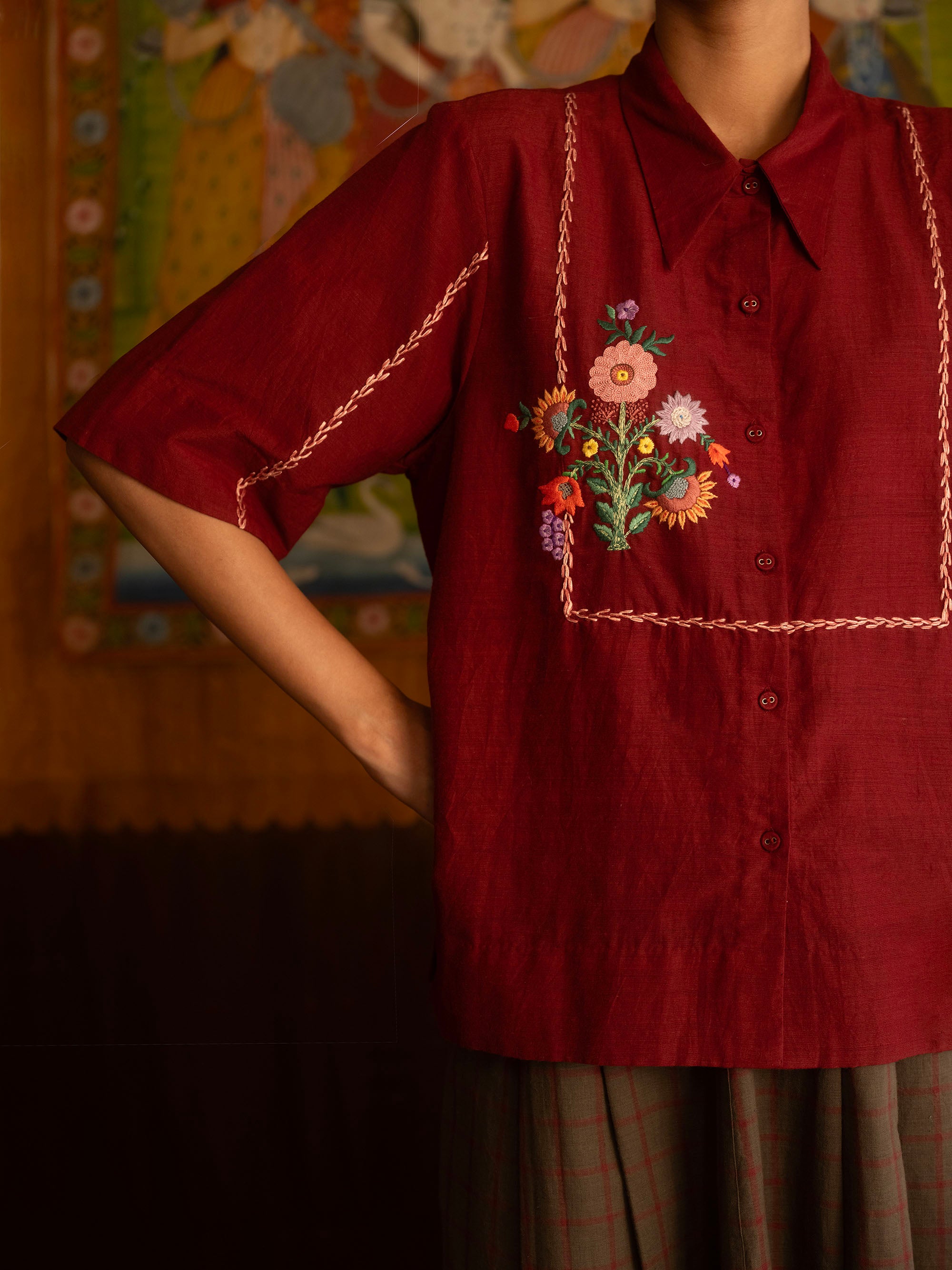 The Bouquet and Béret Shirt