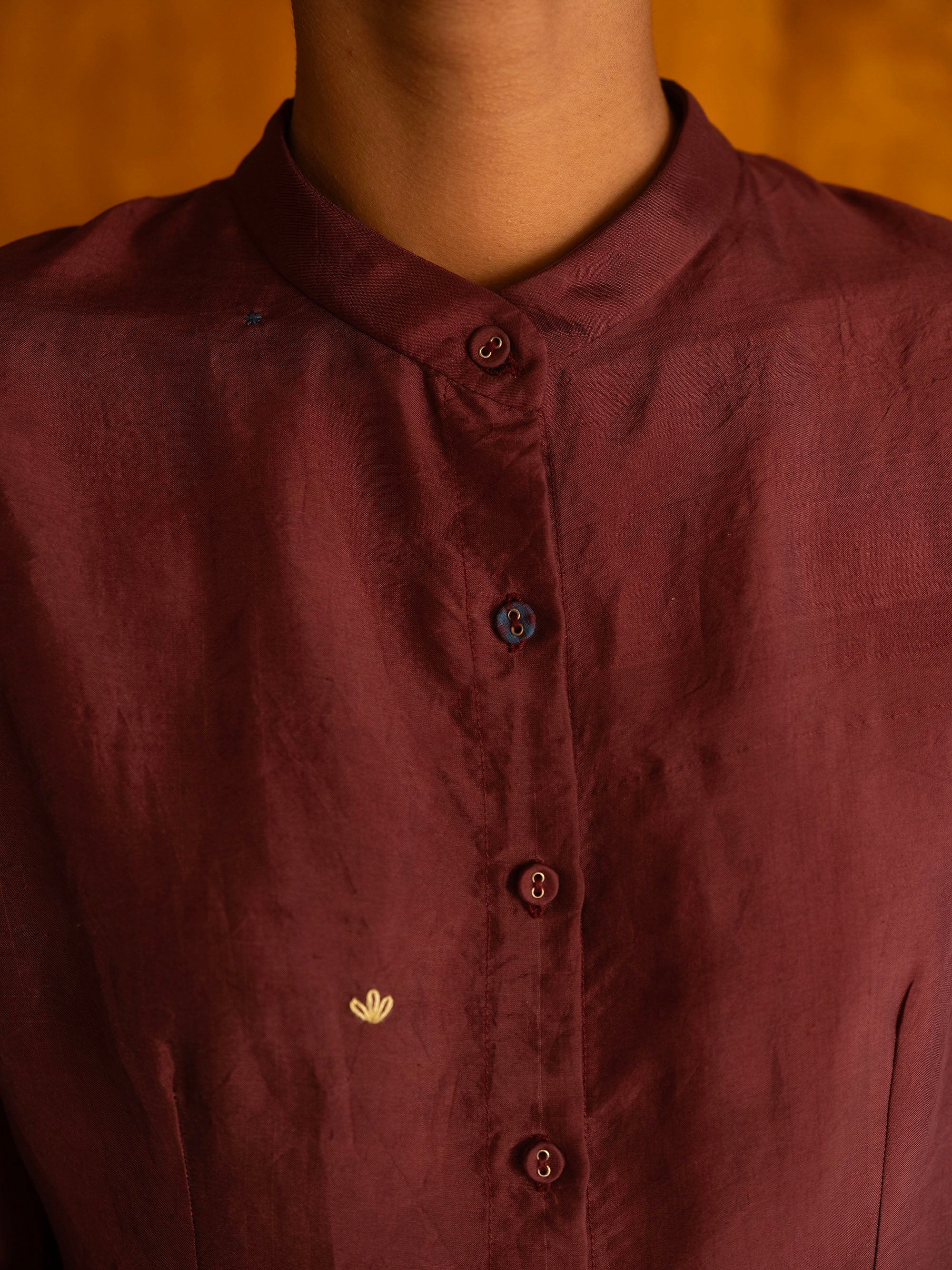 The Modern Victorian Blouse – Burgundy