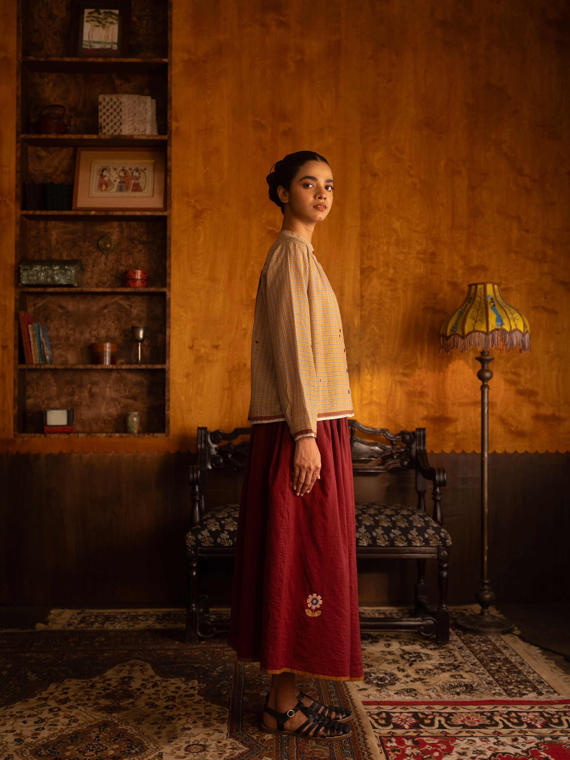 She's Good at Thrifting Skirt