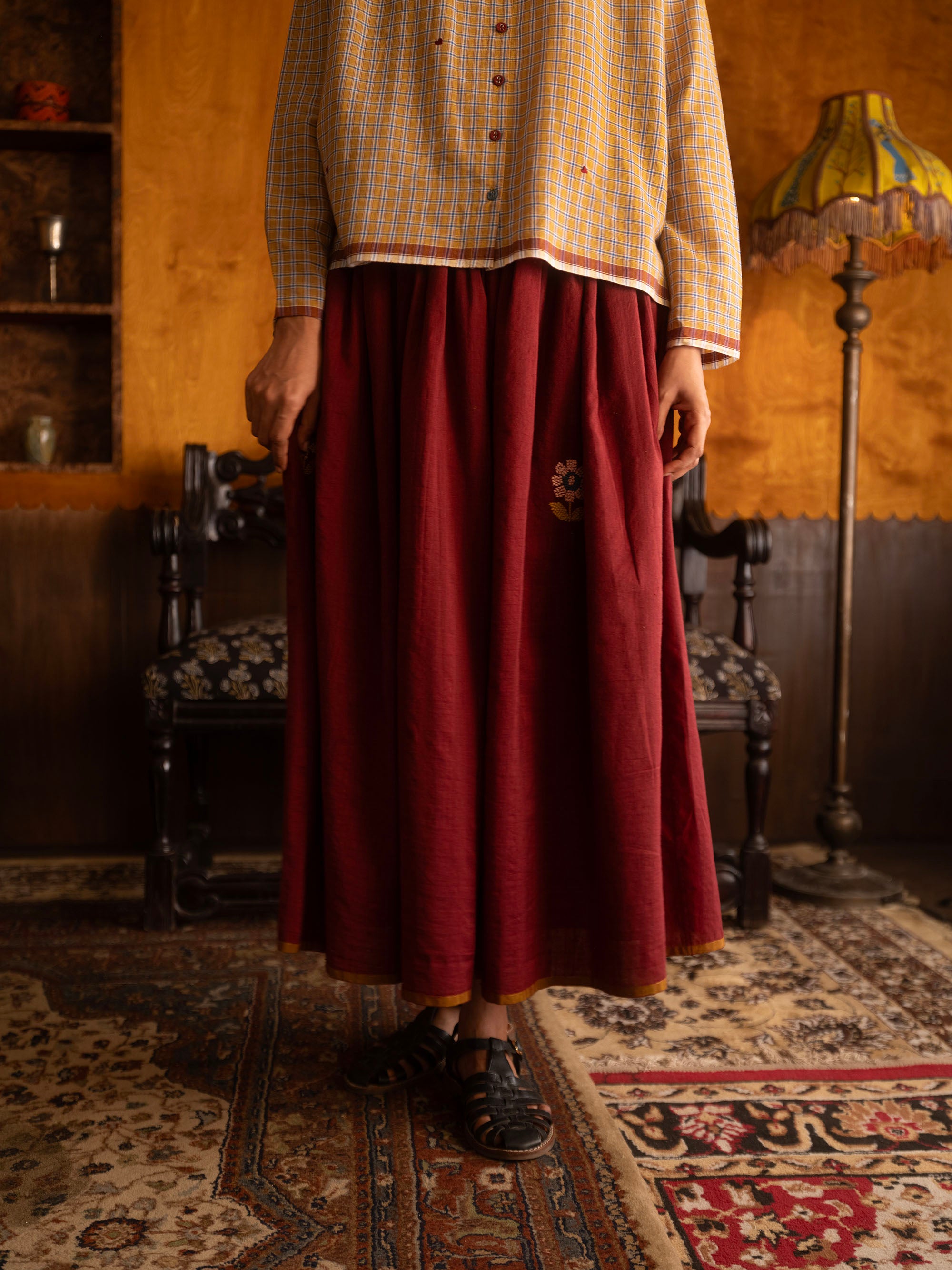 She's Good at Thrifting Skirt