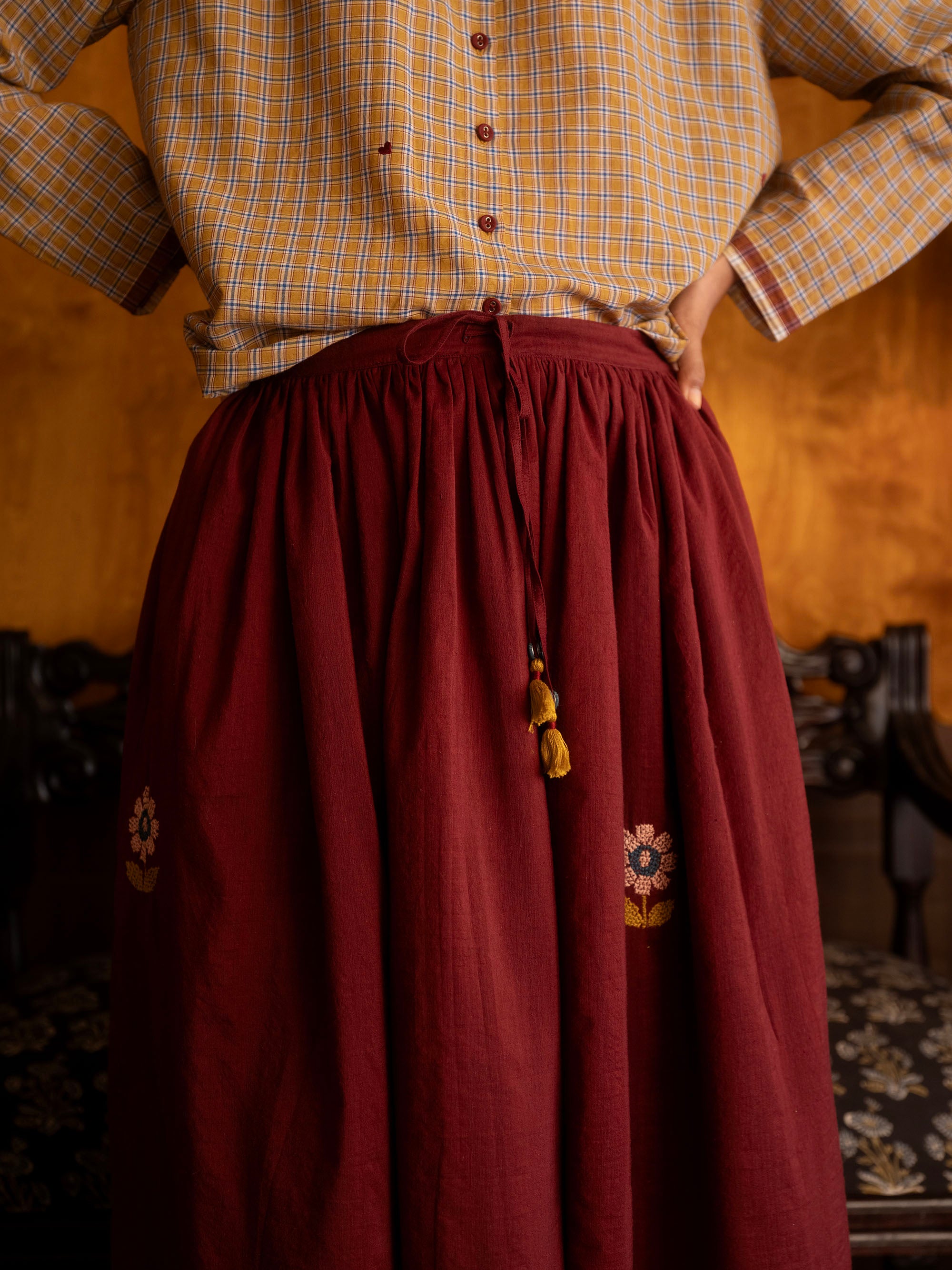 She's Good at Thrifting Skirt