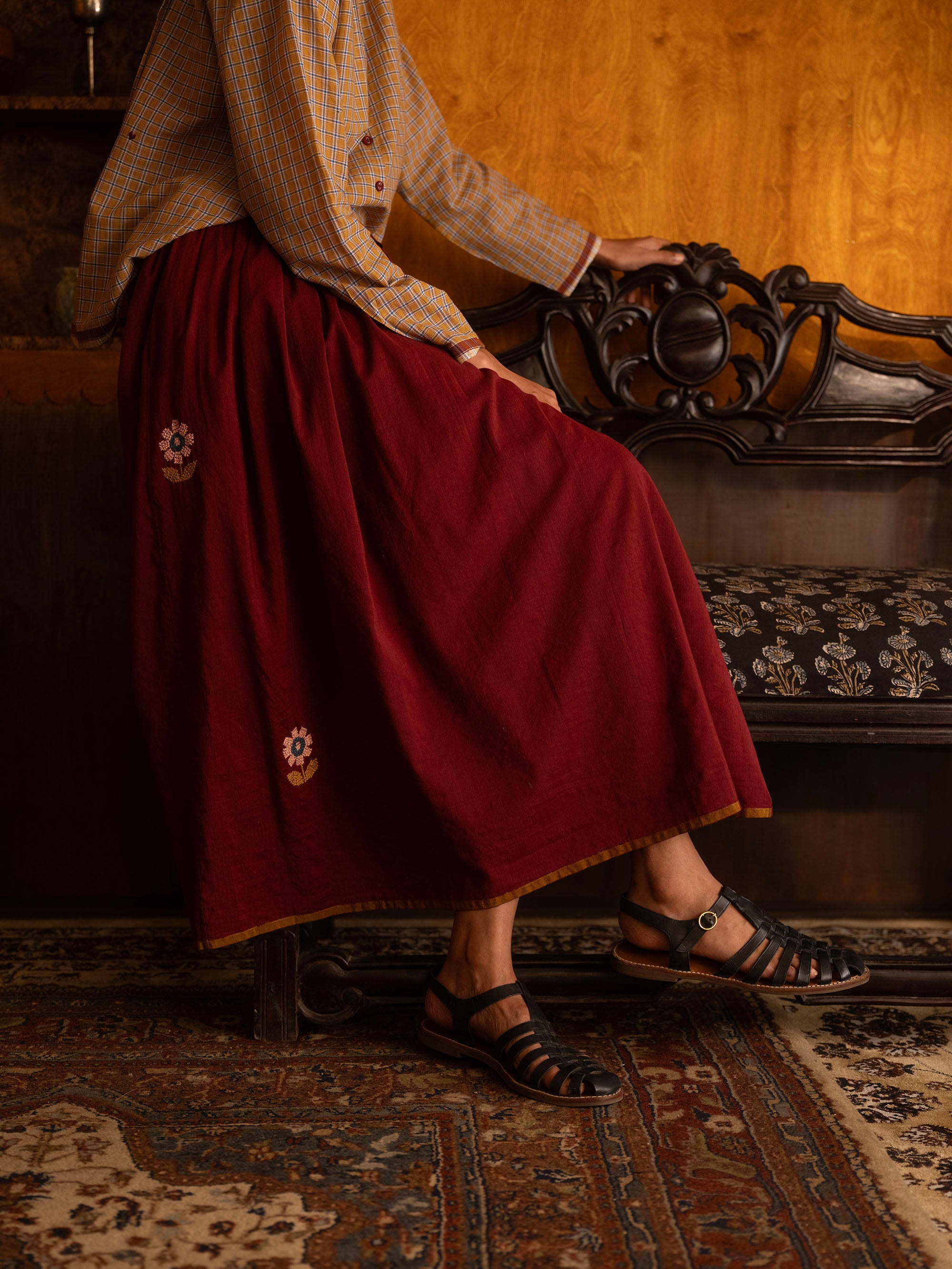 She's Good at Thrifting Skirt